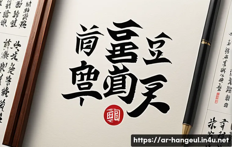 한글을 활용한 캘리그래피 - Here are three detailed image generation prompts in English, designed to adhere to all the specified...